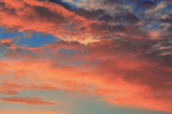 Bright Colors Evening Sky Nature Always Pleased Something Repeatable — Stock Photo, Image