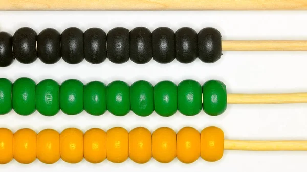 Bebé Coloreado Abacus Juguete Fondo Imagen Educativo Educativo Educativo Juego —  Fotos de Stock