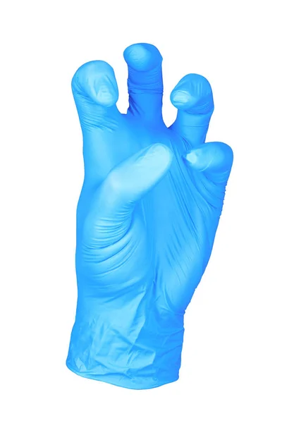 Photo Hand Isolated Glove Crooked Fingers Hand Position Crooked Fingers — Stock Photo, Image
