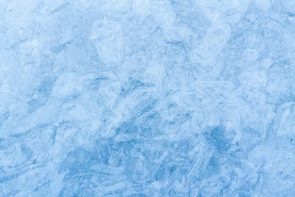 Buz Kış Desen Doku Fotoğraf Süslü Desen Buz Üzerinde Arka — Stok fotoğraf