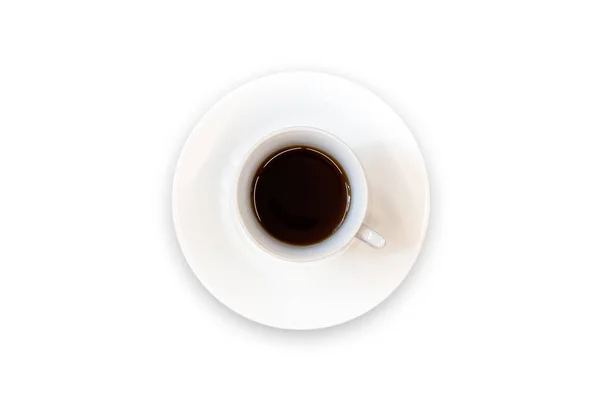 Top view šálek kávy — Stock fotografie