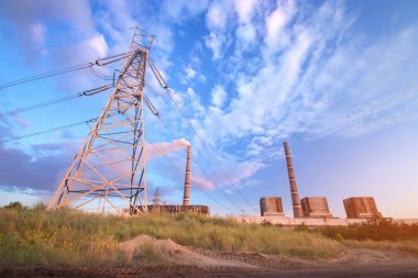 hidroelektrik santral günbatımı zamanı