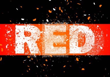 kırmızı arka plan illüstrasyon 