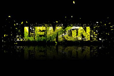 limon soyut arka plan illüstrasyon 