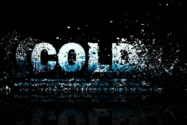 Cold abstract background illustration — Stock Photo, Image