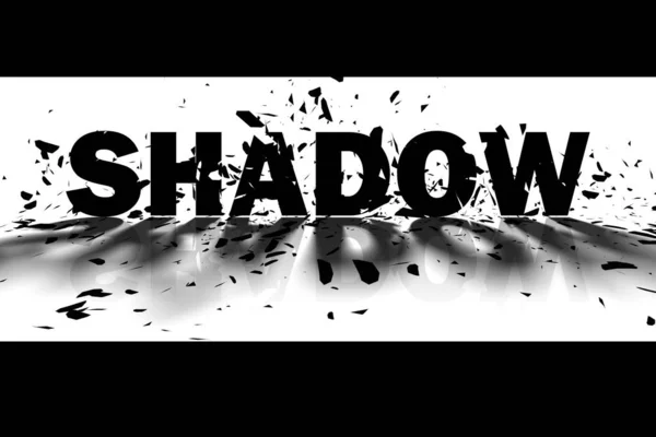 Schatten abstrakte Hintergrund Illustration — Stockfoto