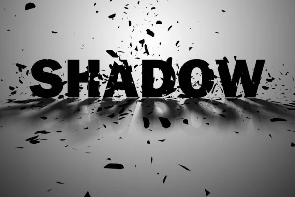 Schatten abstrakte Hintergrund Illustration — Stockfoto