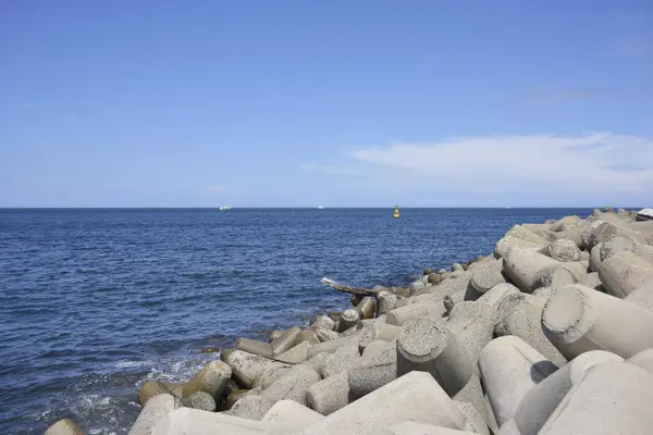 Vue Sur Mer Depuis Île — Photo