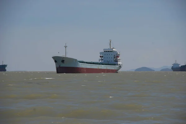 Cargo ship in the sea, ocean, Asia region, Yellow Sea, Chinese sea, Japanese sea