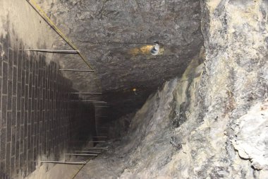 Güney Kore'de Jeju adasında deniz kum volkanik mağaralar