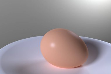 Tavuk yumurta 3d_rendering