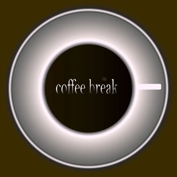 Pausa para el café — Archivo Imágenes Vectoriales