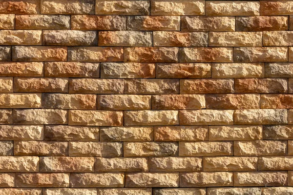 Geel ruw brick_02 — Stockfoto