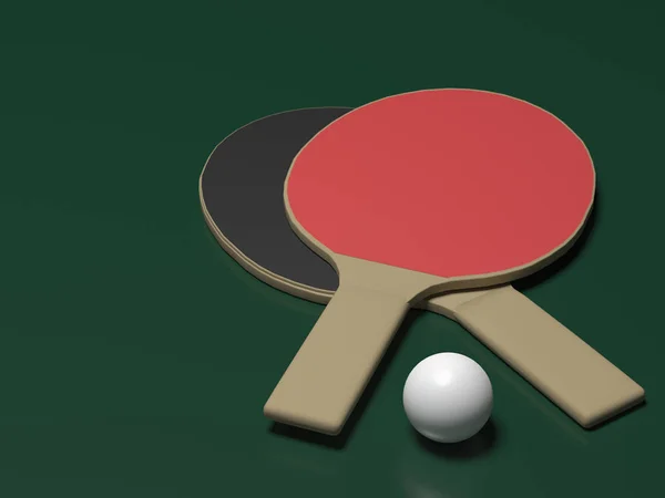 Niech grać ping pong — Zdjęcie stockowe