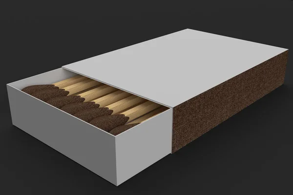 aralık kibrit kutusu ve 3D eşleştirme. Kibrit kutusu resimleme yakın çekim