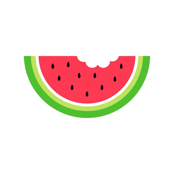 Sommer Wassermelonen Vektor Grafisches Symbol Für Web Logo Und Andere — Stockvektor