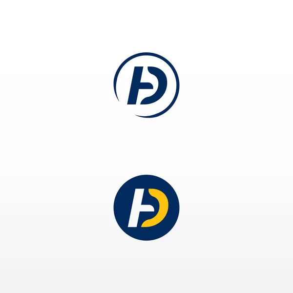 Logotipo Combinação Letras Design Monograma Criativo Imagem Vetorial — Vetor de Stock