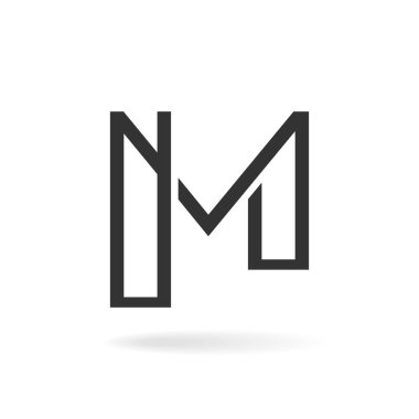 Modern mimari logo tasarımı. Vektör görüntüsü.