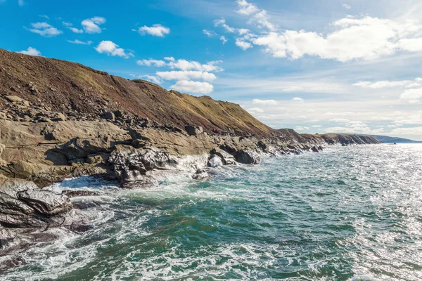 Ocean Shore Cabot Trail Cape Breton Nova Scotia Canada — Stock Photo, Image