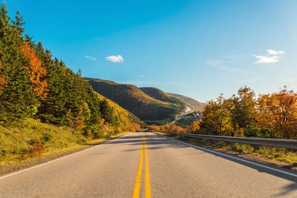 Cabot Trail Vista Panorâmica Cabot Trail Cape Breton Nova Escócia — Fotografia de Stock