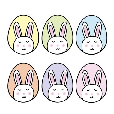 Mutlu Paskalya için eps10 yazı illüstrasyon vektör