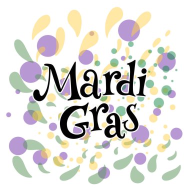 Vektör çizim eps10 Mardi gras Karnavalı için