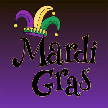 Vektör çizim eps10 Mardi gras Karnavalı için