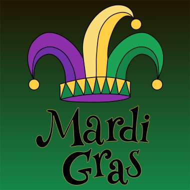 Vektör çizim eps10 Mardi gras Karnavalı için