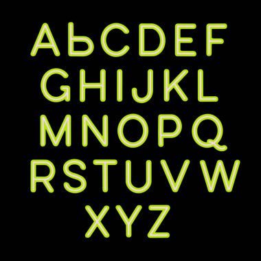 Neon alfabe işareti