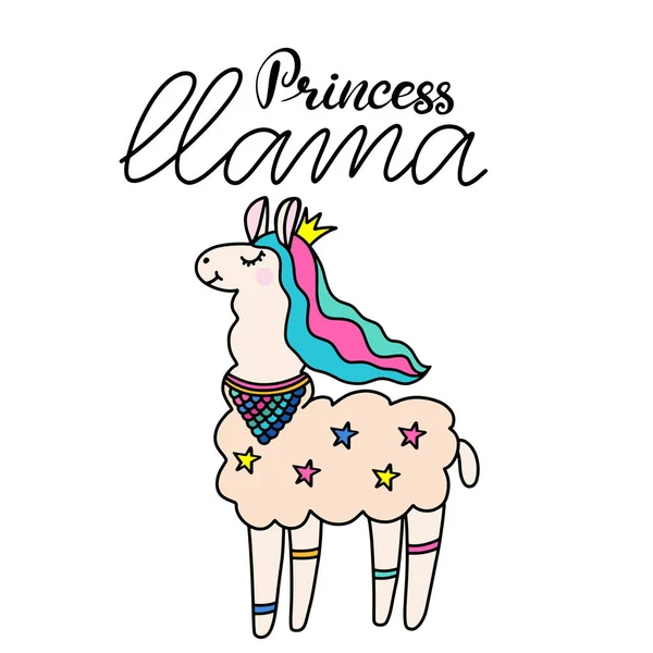 Llama bokstäver vektorillustration — Stock vektor