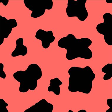 İnek derisi dikişsiz desen illüstrasyon