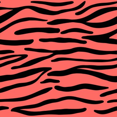 Tiger dikişsiz moda hayvan baskı