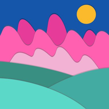 Yeşil alanların manzara görünümü