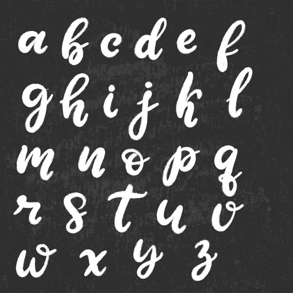 Handgezeichnete Schrift, Alphabet — Stockvektor