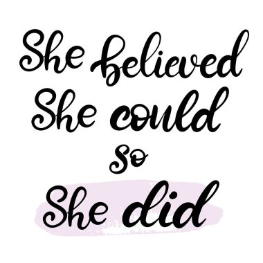 Bunu yaptığına inandı, bu yüzden vektör çizimi yaptı.