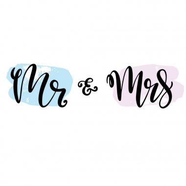 Bay ve bayan tasarım düğün kartı için