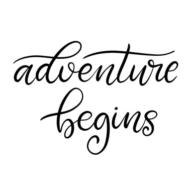 Siyah ve beyaz harfli vektör çizimi.