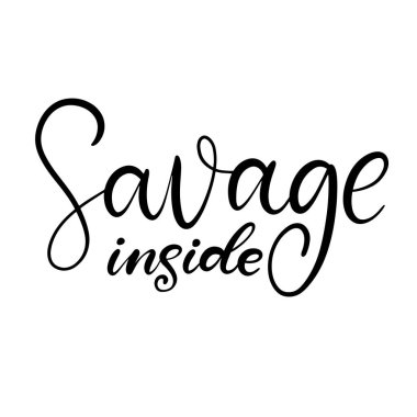 Siyah ve beyaz harfli vektör çizimi.