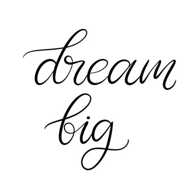 Siyah ve beyaz harfli vektör çizimi.