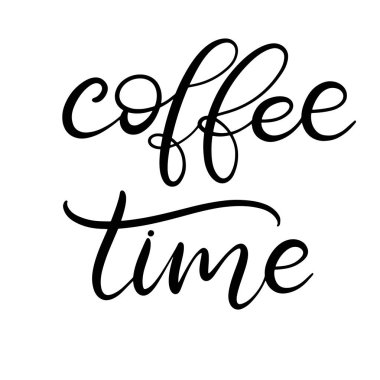 Siyah ve beyaz harfli vektör çizimi.