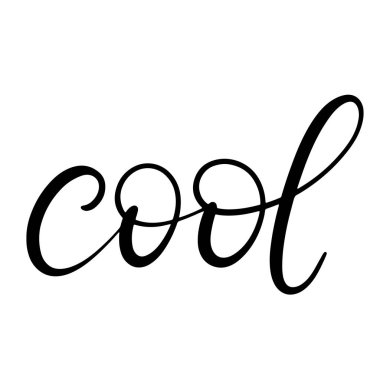 Siyah ve beyaz harfli vektör çizimi.