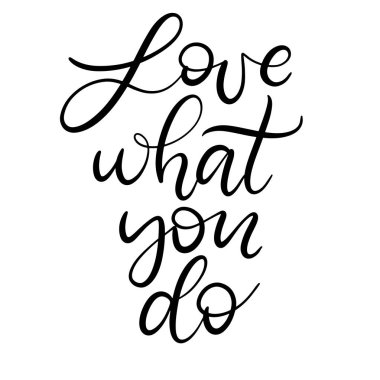 Siyah ve beyaz harfli vektör çizimi.