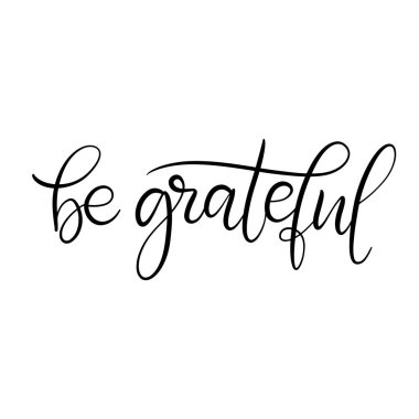 Siyah ve beyaz harfli vektör çizimi.