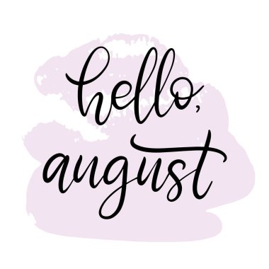 Takvim için ayın el yazısı adı