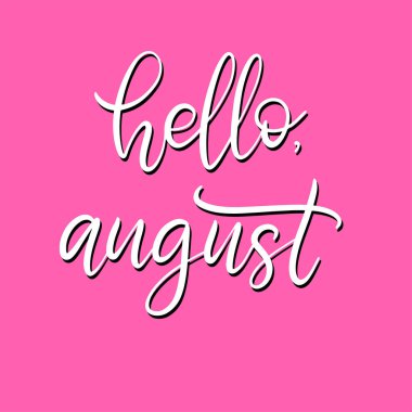 Takvim için ayın el yazısı adı