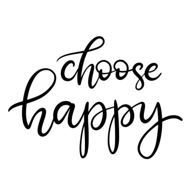 Siyah ve beyaz harfli vektör çizimi