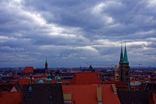 Beauté Antique Ville Nuremberg Est Fascinante — Photo