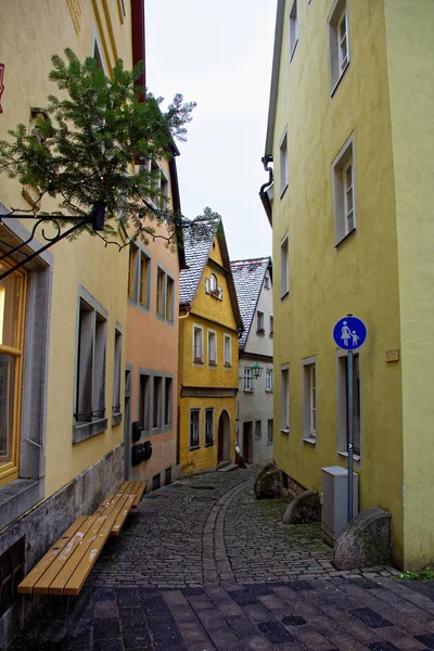 Beauté Antique Ville Rothenburg Der Tauber Est Fascinante — Photo