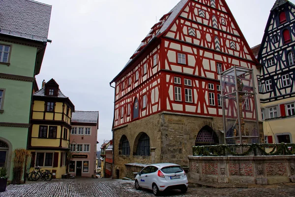 Antigua Belleza Ciudad Rothenburg Der Tauber Fascinante —  Fotos de Stock