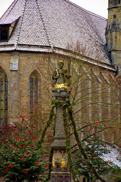 Ősi Szépség Város Rothenburg Der Tauber Lenyűgöző — Stock Fotó